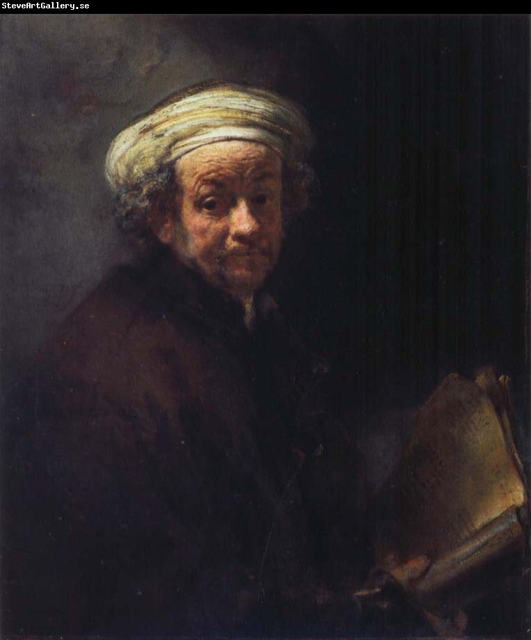 REMBRANDT Harmenszoon van Rijn Self-Portrait as St.Paul